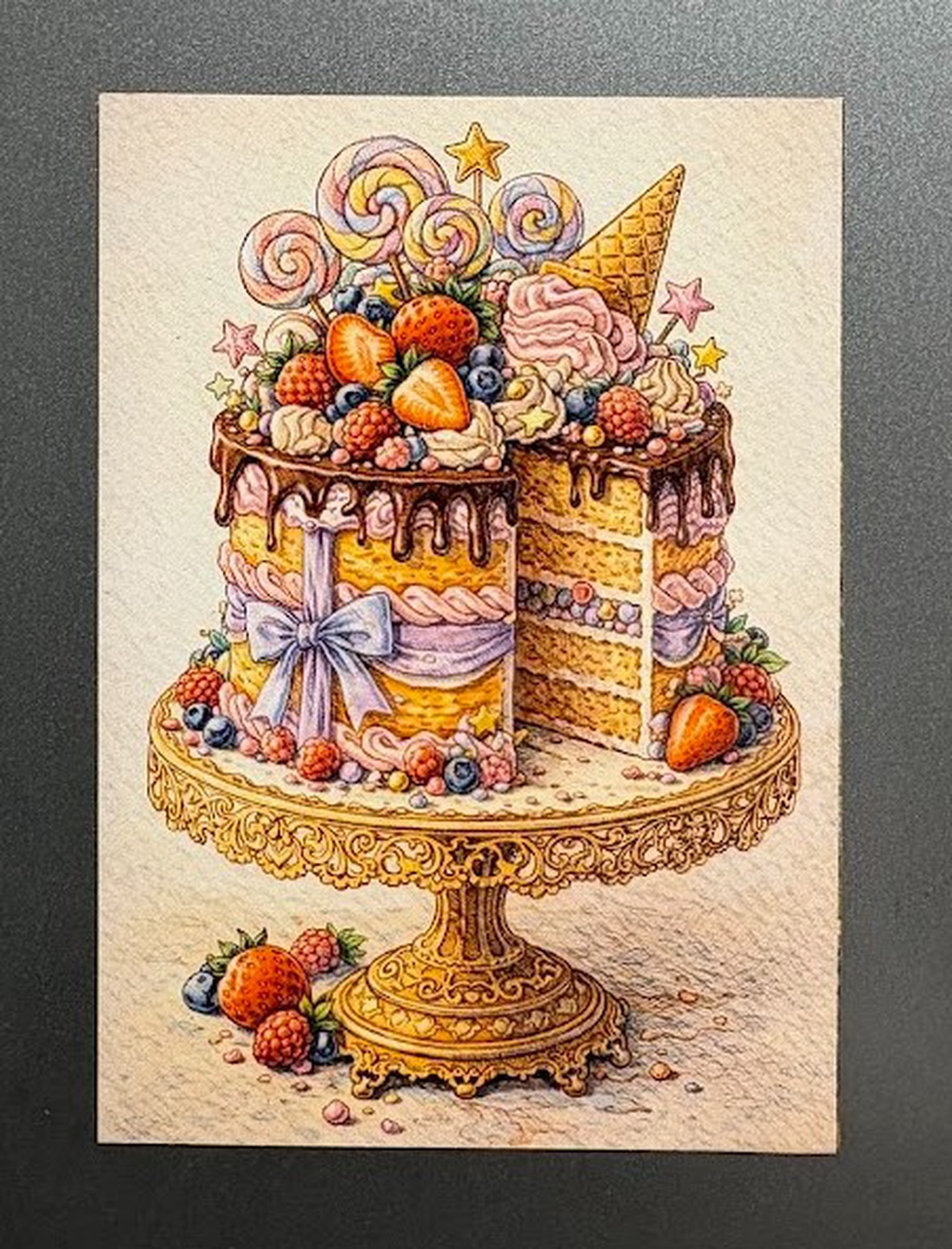 Magnet de frigider Tort - casă & stil de viață - echipamente de bucătărie - decor de bucătărie - magneți de frigider - Artynos.ro