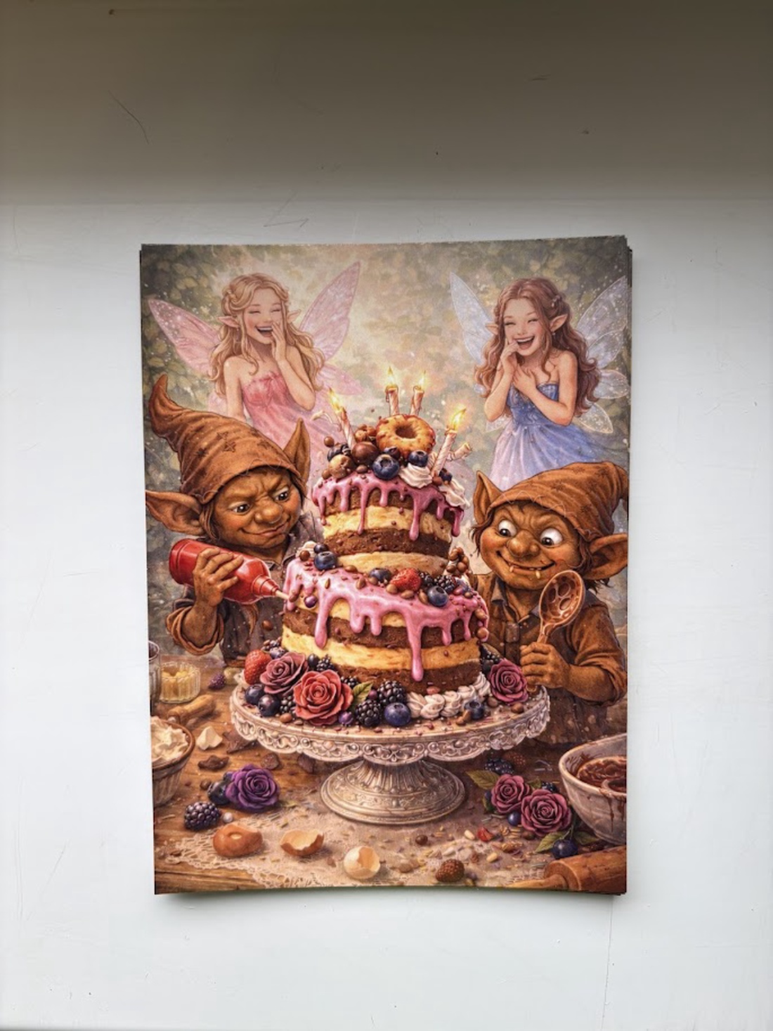 Carte poștală � Tortul caraghios al kobolzilor - casă & stil de viață - produse de papetărie - cărți poștale - Artynos.ro