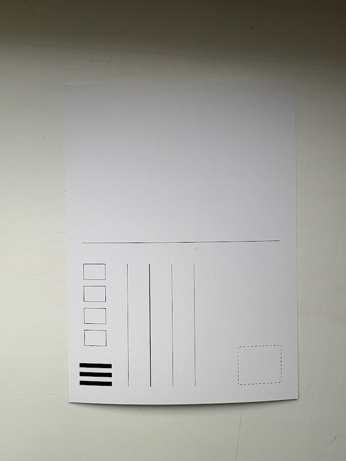 Carte poștală � Iepurașă elegantă de Paște, ilustrație desenată manual - casă & stil de viață - produse de papetărie - cărți poștale - Artynos.ro