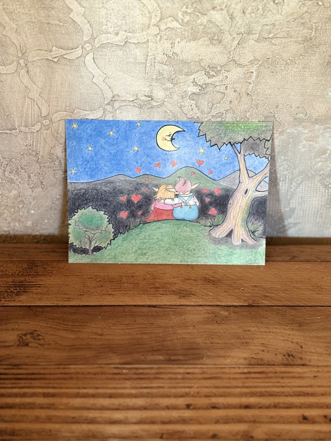 Carte poștală � Cuplu de Ziua Îndrăgostiților - casă & stil de viață - produse de papetărie - cărți poștale - Artynos.ro