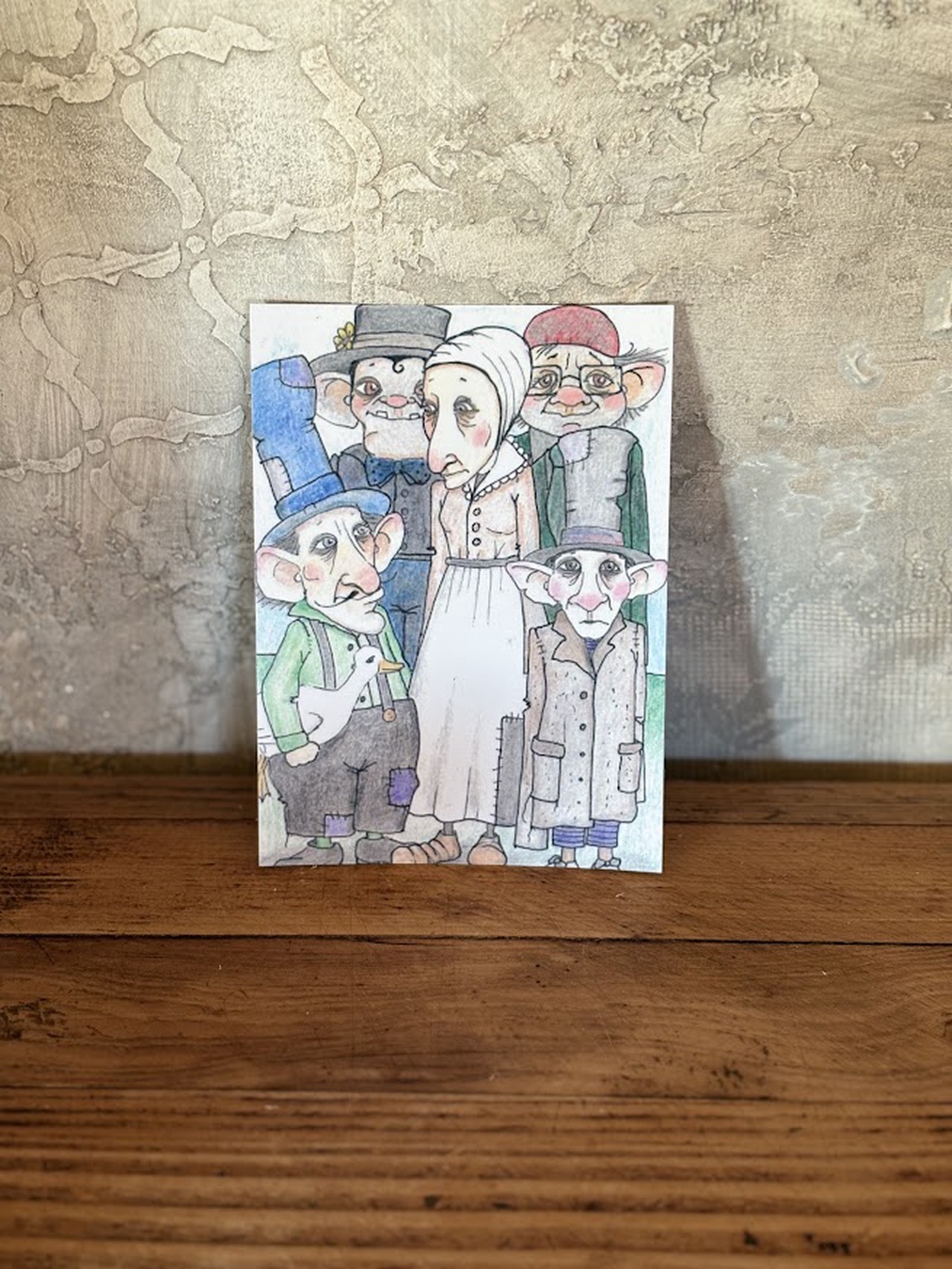 Carte poștală � O companie ciudată - casă & stil de viață - produse de papetărie - cărți poștale - Artynos.ro