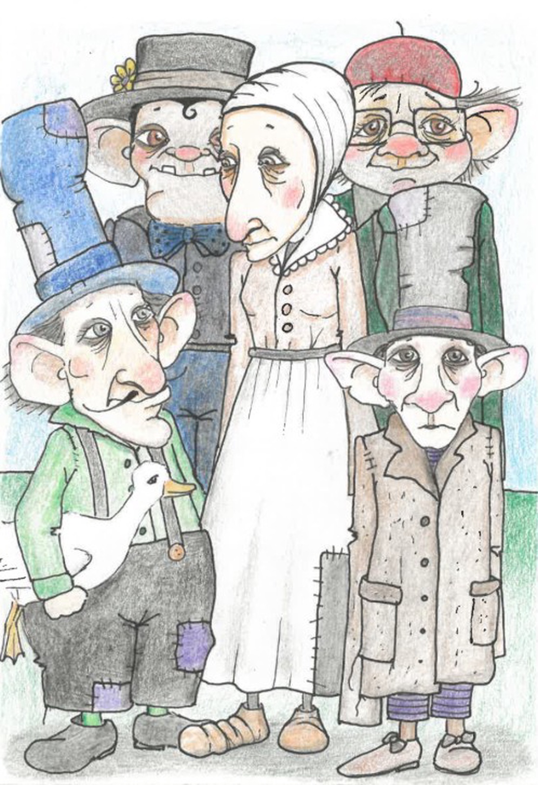 Carte poștală � O companie ciudată - casă & stil de viață - produse de papetărie - cărți poștale - Artynos.ro