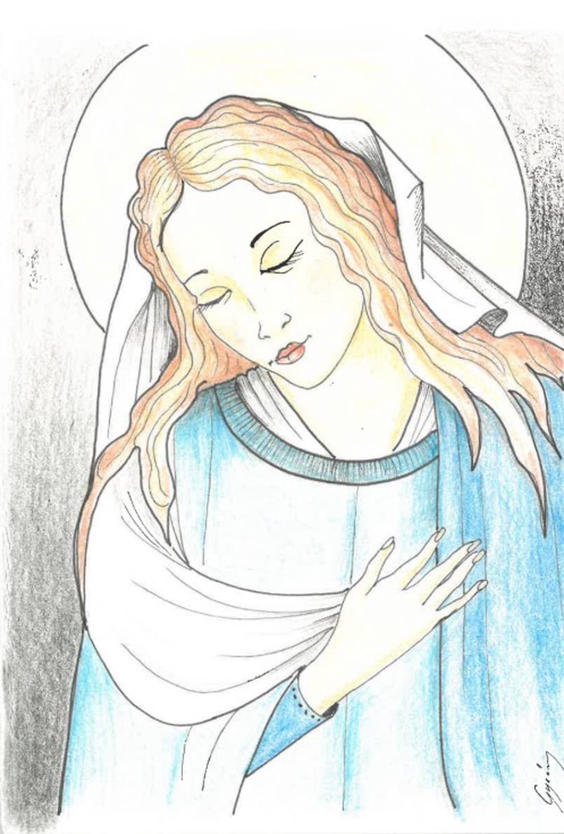 Carte poștală � Fecioara Maria - casă & stil de viață - produse de papetărie - cărți poștale - Artynos.ro