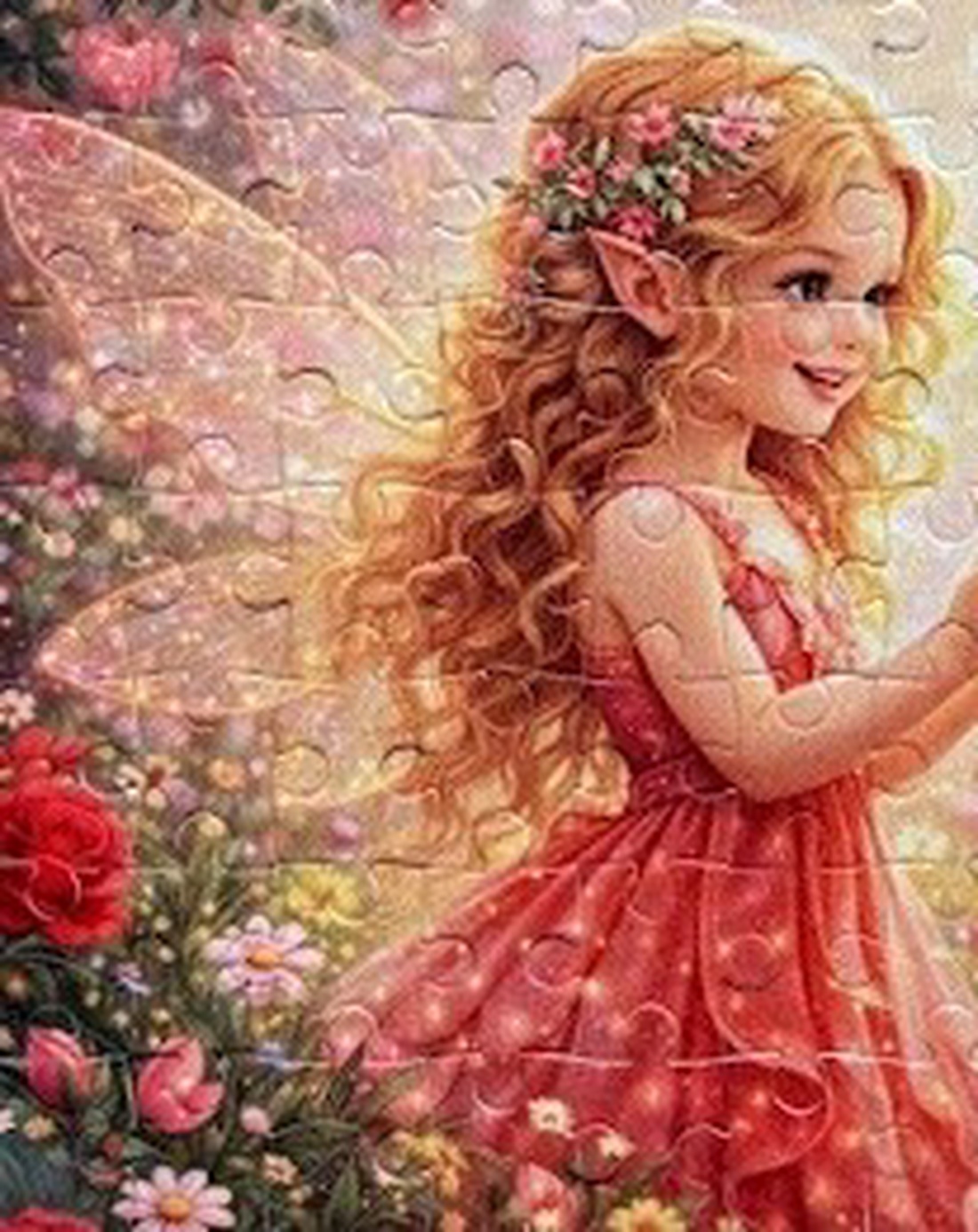 Puzzle magnet pentru frigider � Zâne copii de Ziua Îndrăgostiților - casă & stil de viață - echipamente de bucătărie - decor de bucătărie - magneți de frigider - Artynos.ro