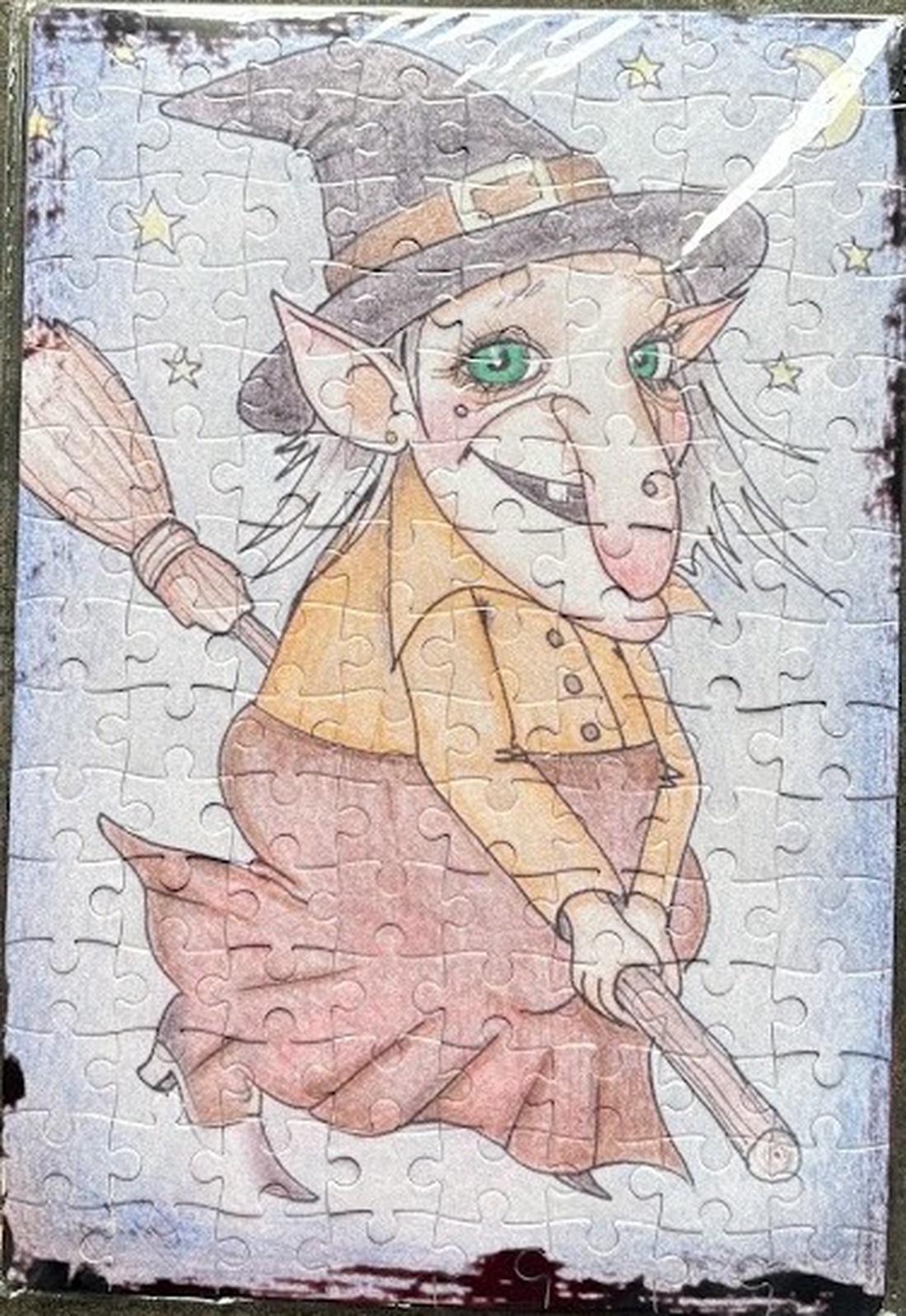 Puzzle magnet pentru frigider � vrăjitoare - casă & stil de viață - echipamente de bucătărie - decor de bucătărie - magneți de frigider - Artynos.ro