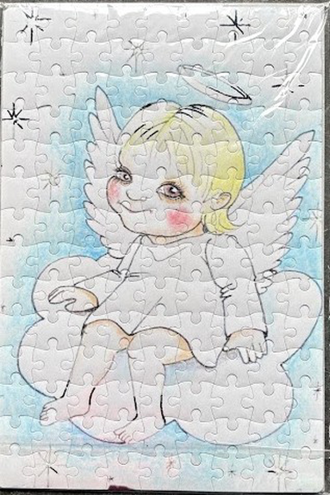 Puzzle magnet pentru frigider � Îngeraș - casă & stil de viață - echipamente de bucătărie - decor de bucătărie - magneți de frigider - Artynos.ro