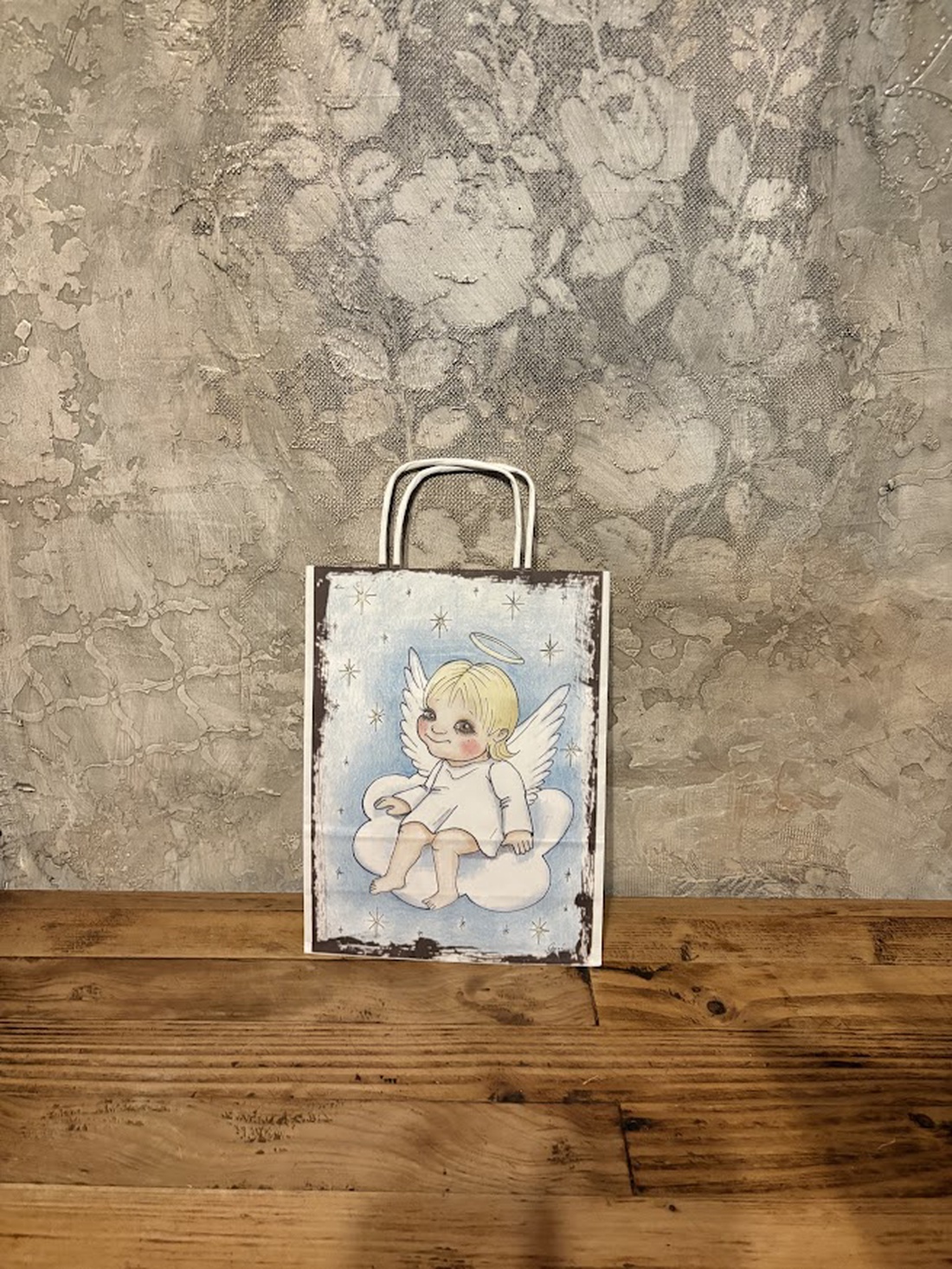 Punguță cadou � Îngeraș - accessorii și unelte - hârtie - hârtie decorativă - Artynos.ro