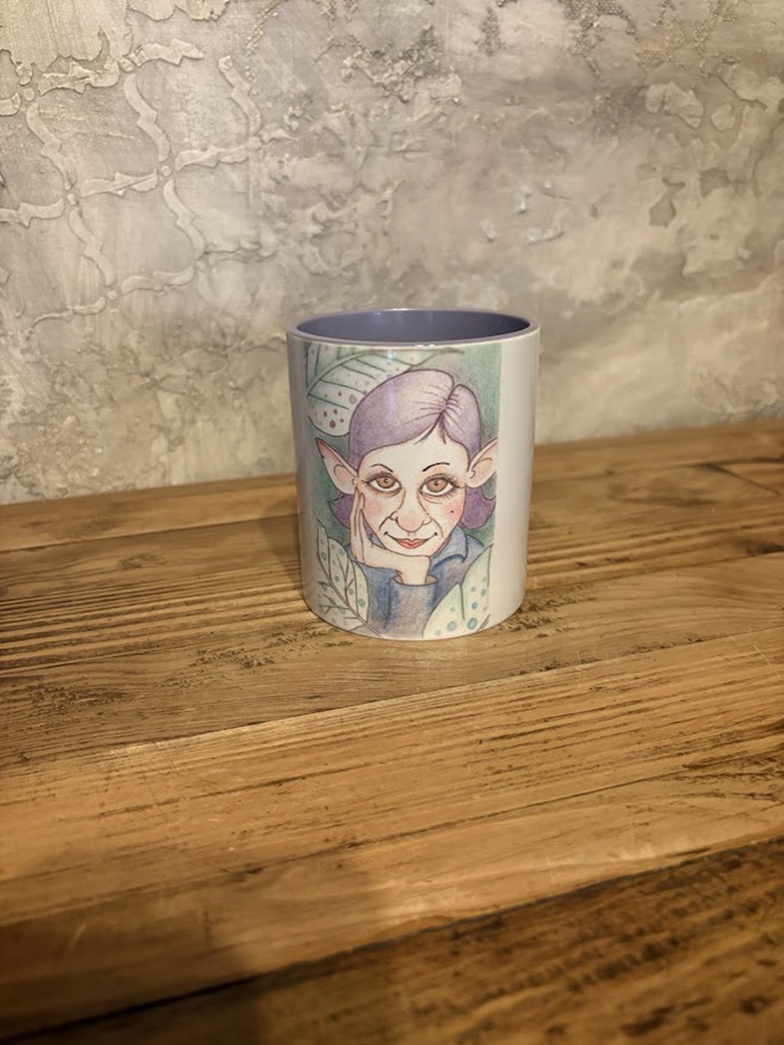 Cană Spiridușă cu păr mov - casă & stil de viață - echipamente de bucătărie - accesorii de servire - căni - Artynos.ro