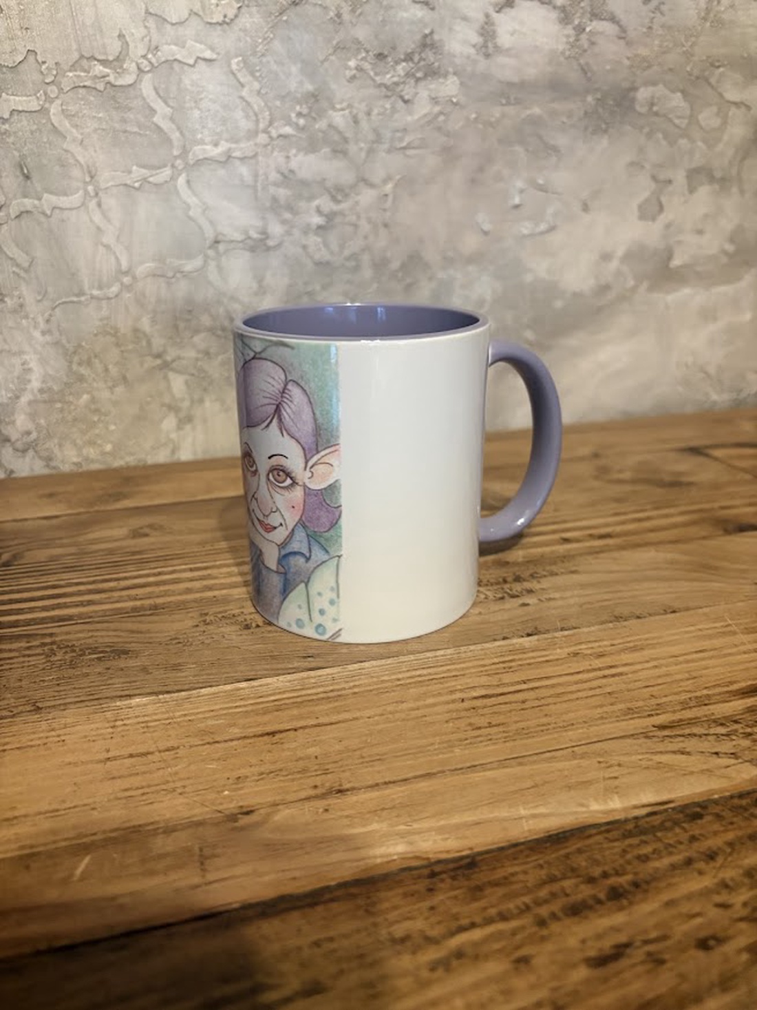 Cană Spiridușă cu păr mov - casă & stil de viață - echipamente de bucătărie - accesorii de servire - căni - Artynos.ro