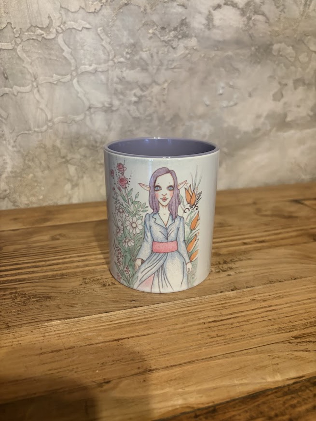 Cană Fată Ent cu păr mov - casă & stil de viață - echipamente de bucătărie - accesorii de servire - căni - Artynos.ro