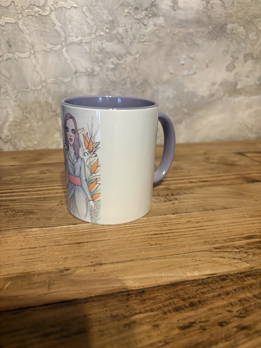 Cană Fată Ent cu păr mov - casă & stil de viață - echipamente de bucătărie - accesorii de servire - căni - Artynos.ro