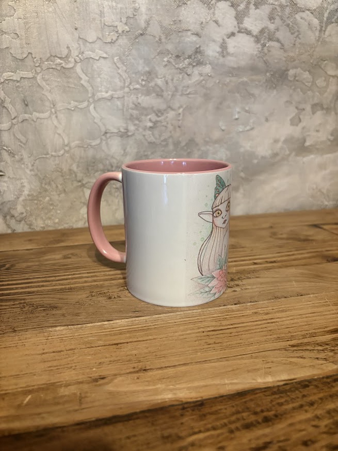 Cană Zână cu aripi verzi - casă & stil de viață - echipamente de bucătărie - accesorii de servire - căni - Artynos.ro