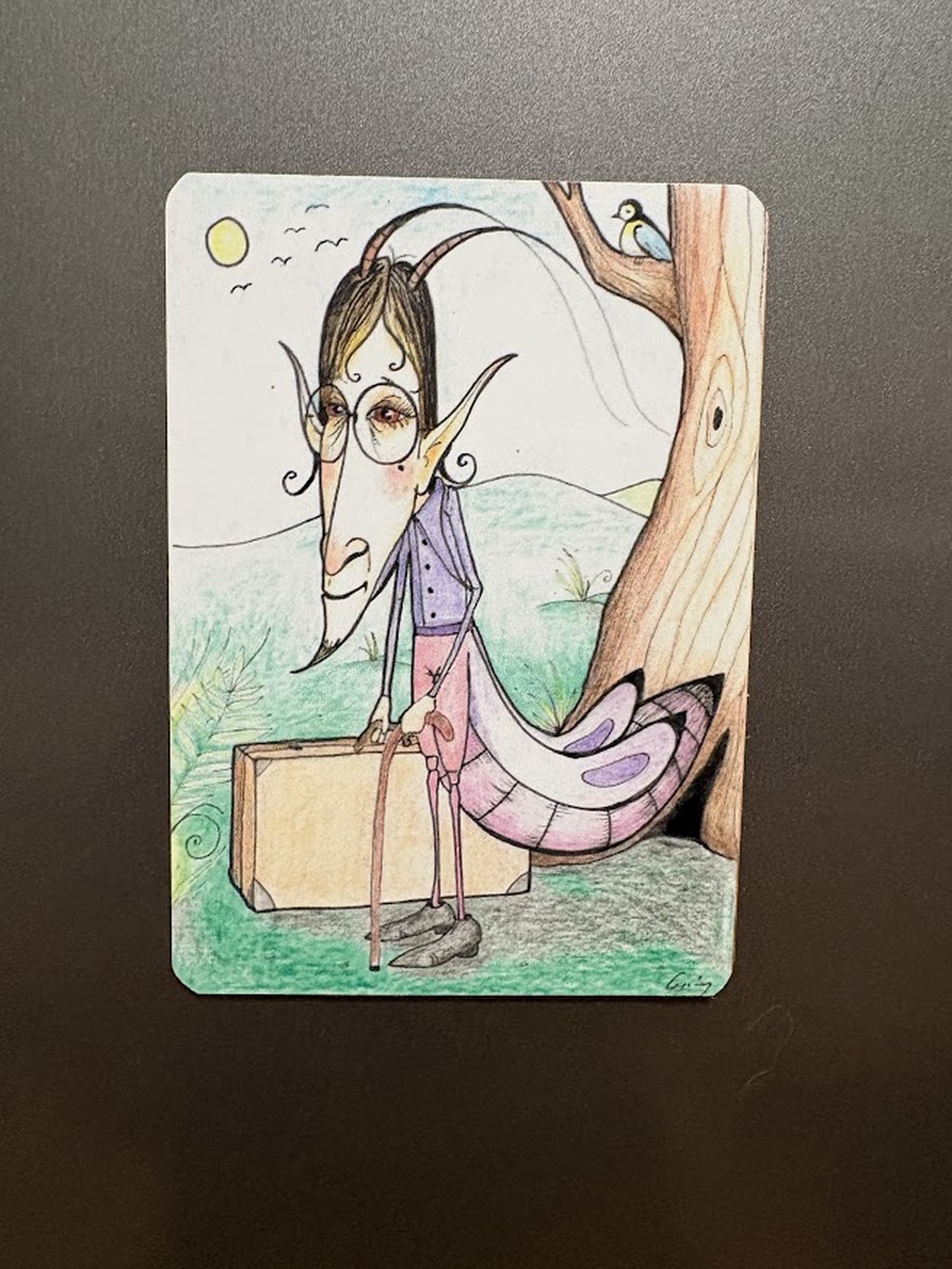 Magnet frigider Croitor erou  - casă & stil de viață - echipamente de bucătărie - decor de bucătărie - magneți de frigider - Artynos.ro