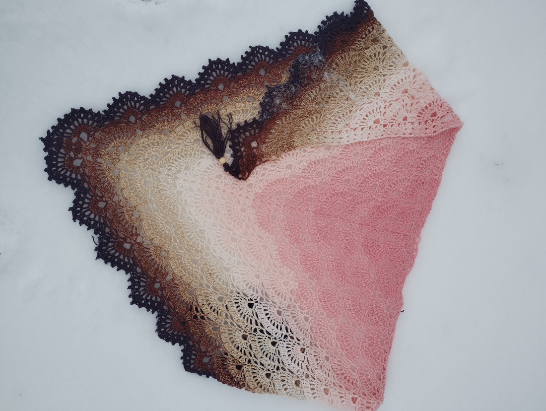 Esarfa crosetata - îmbrăcăminte și modă - eșarfe, pălării, fularuri - șal, eșarfă de cap - Artynos.ro