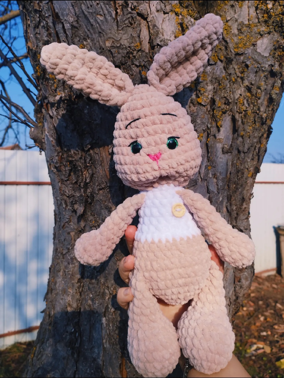 Iepuraș  - decor de sărbători - decorațiuni de paște - alte creații de paște - Artynos.ro