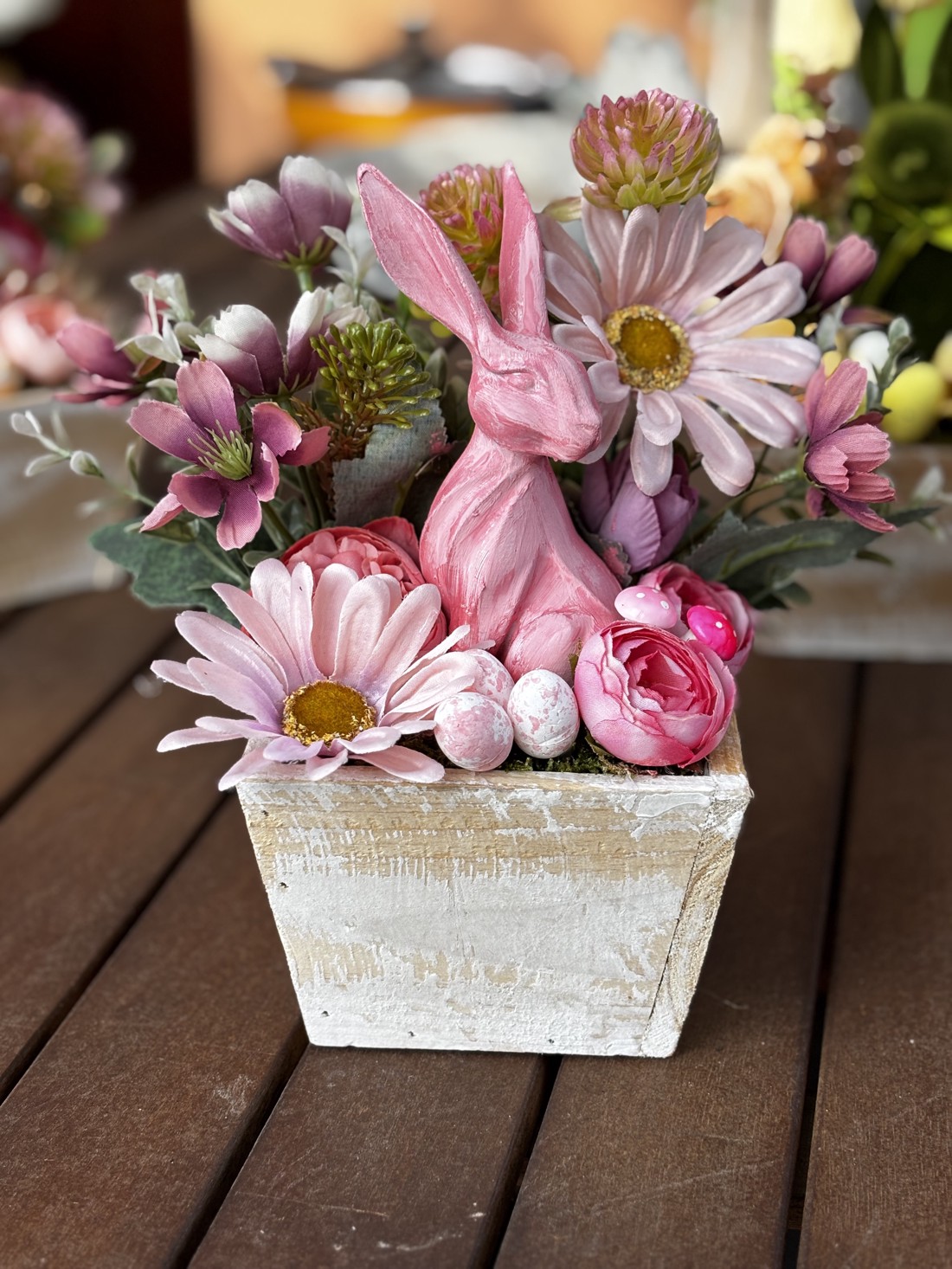 Decorațiuni de masă pentru Paște  - decor de sărbători - decorațiuni de paște - decor masă de paște - Artynos.ro