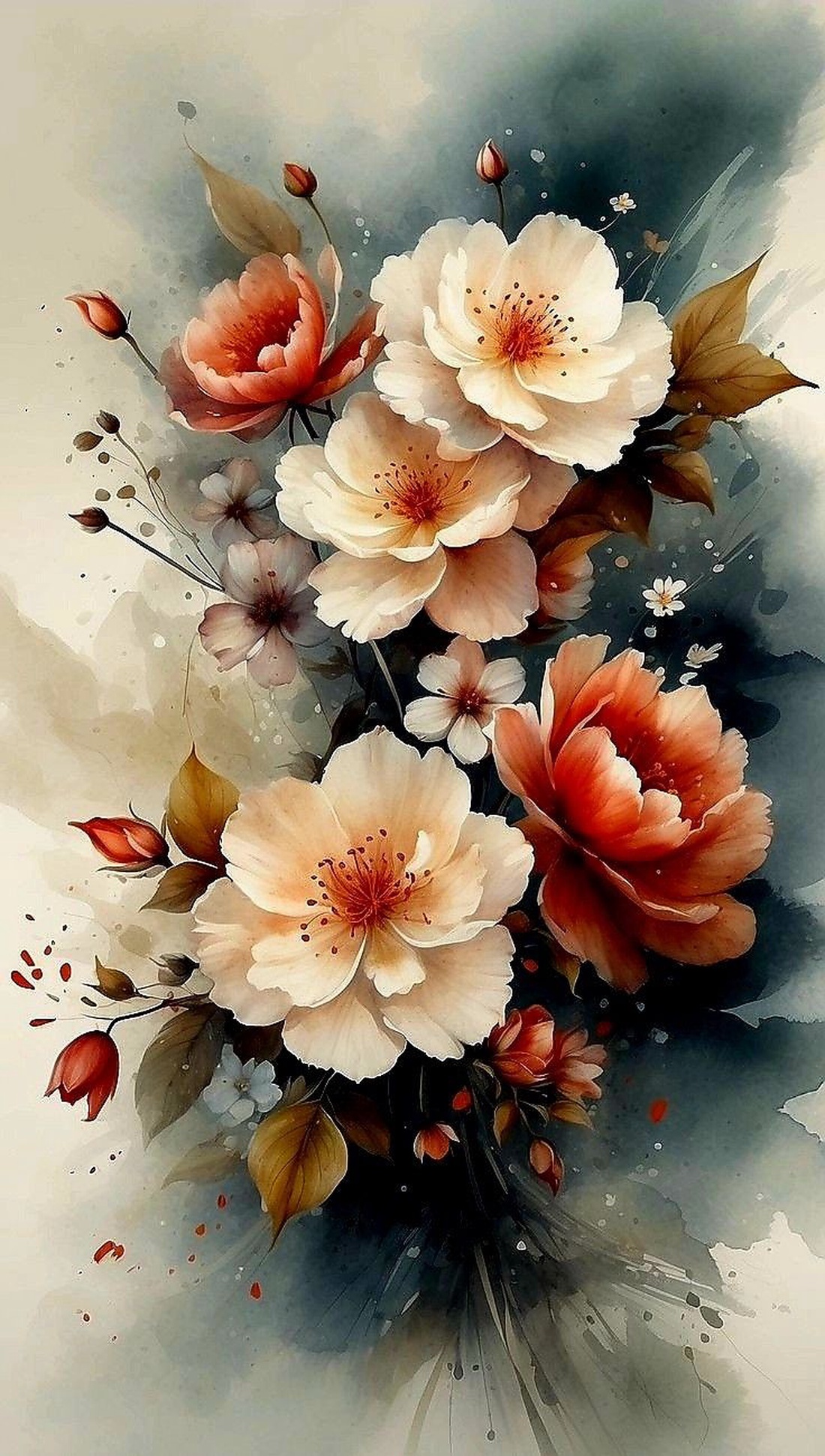 Pictură florală în ulei - arte vizuale și accesorii  - picturi - pictură în ulei - Artynos.ro