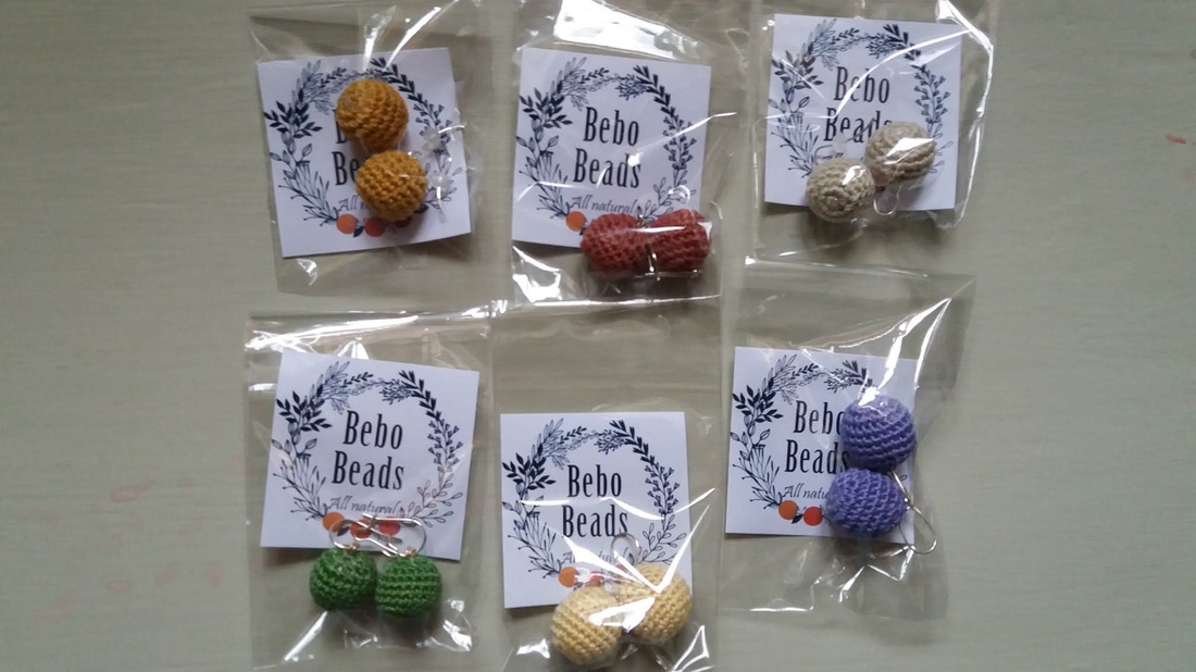 Cercei din margele crosetate - bijuterii - cercei - cercei din mărgele - Artynos.ro