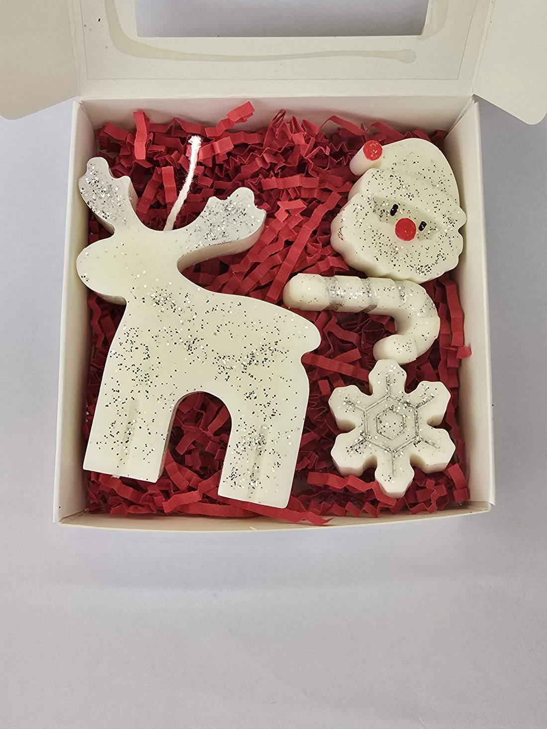 Pachet de Sărbători Magia Renului  Lumânare Handmade și Melt-uri Parfumate - crăciun - decorațiuni de crăciun de casă - lumânări parfumate de crăciun - Artynos.ro