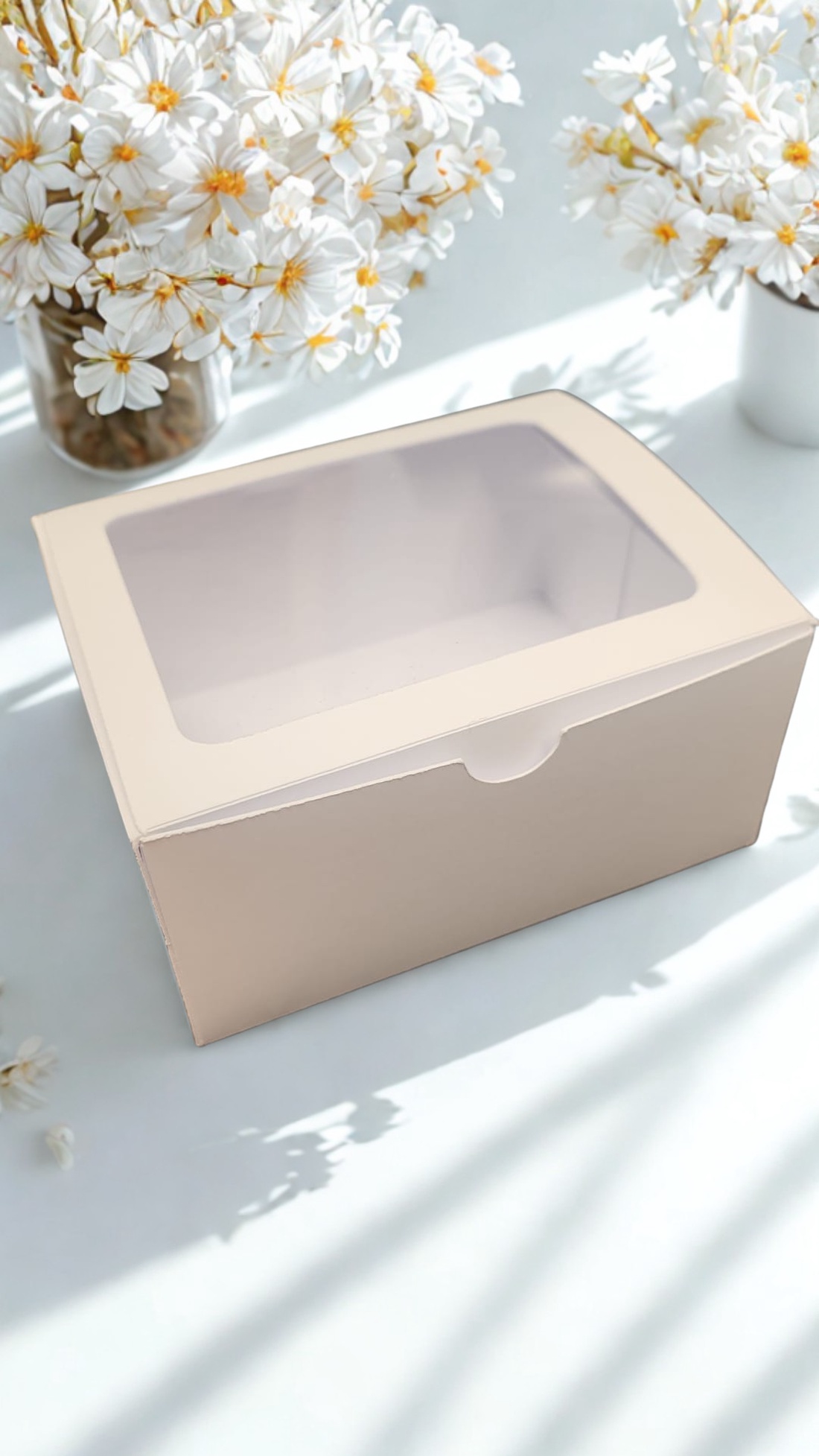 Cutii cadou handmade 9x9x5 cm � elegante, cu capac fereastră/50buc - accesorii nuntă - amintiri și cadouri de nuntă - mărturii - Artynos.ro