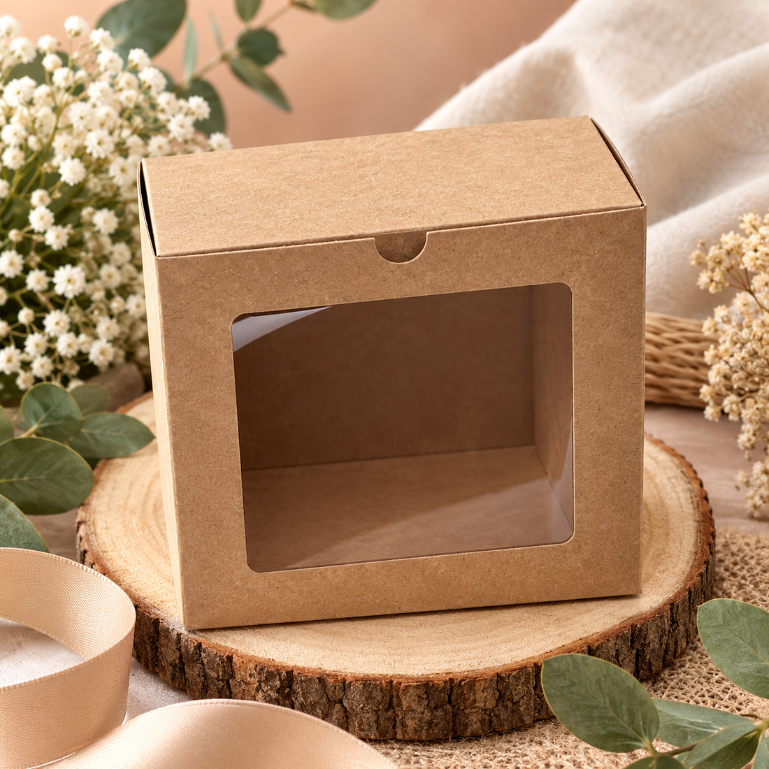 Cutii handmade cu fereastra dimensiunea 8x7x7 set 30buc - casă & stil de viață - decorațiuni de casă - decorațiuni de masă și rafturi - cutii de decor - Artynos.ro