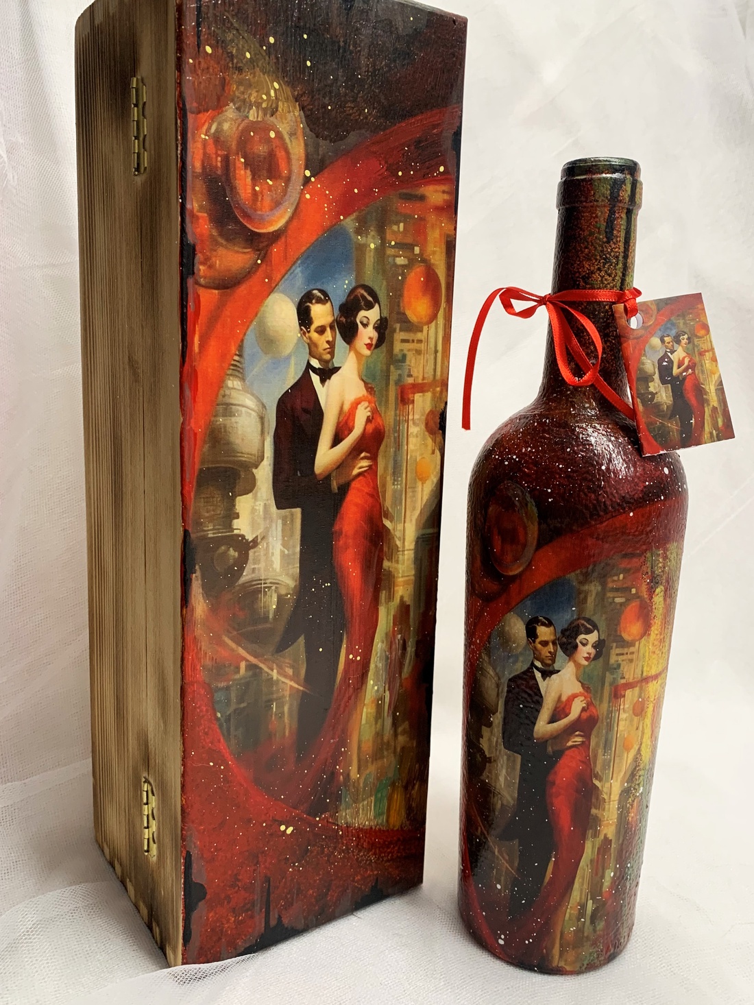 Set cadou-Cutie lemn +sticla de vin - casă & stil de viață - set de cadou - Artynos.ro Set cadou-Cutie lemn +sticla de vin - casă & stil de viață - set de cadou - Artynos.ro