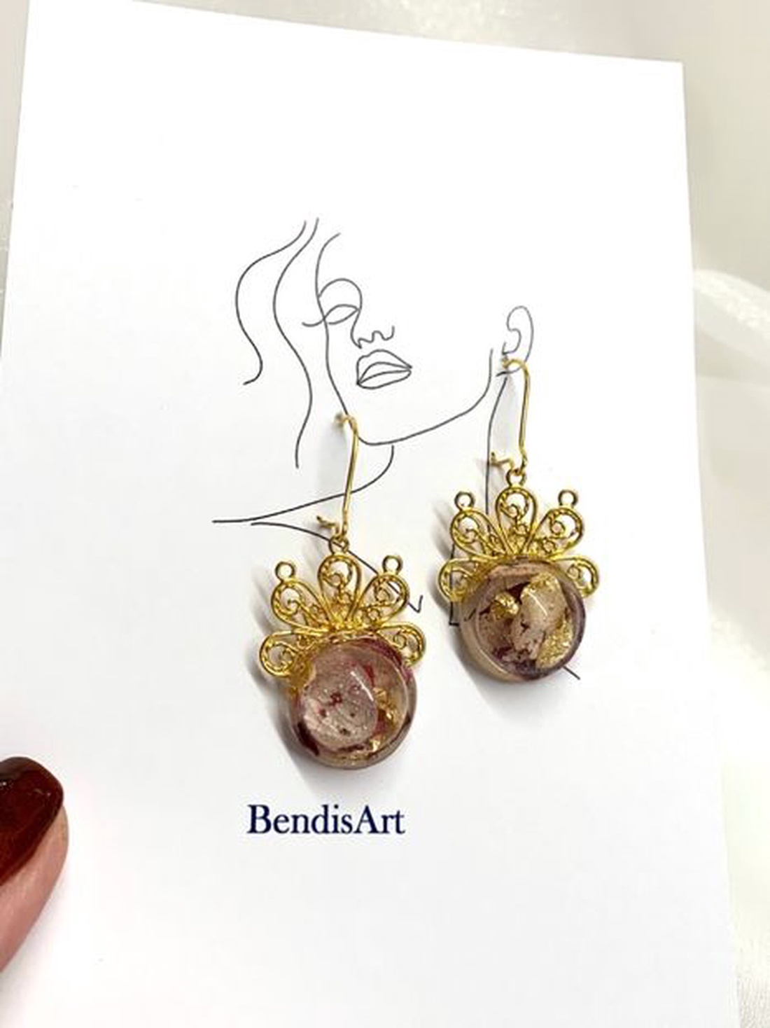 cercei handmade unicat din rasina si flori naturale 00172 - - Artynos.ro cercei handmade unicat din rasina si flori naturale 00172 - - Artynos.ro
