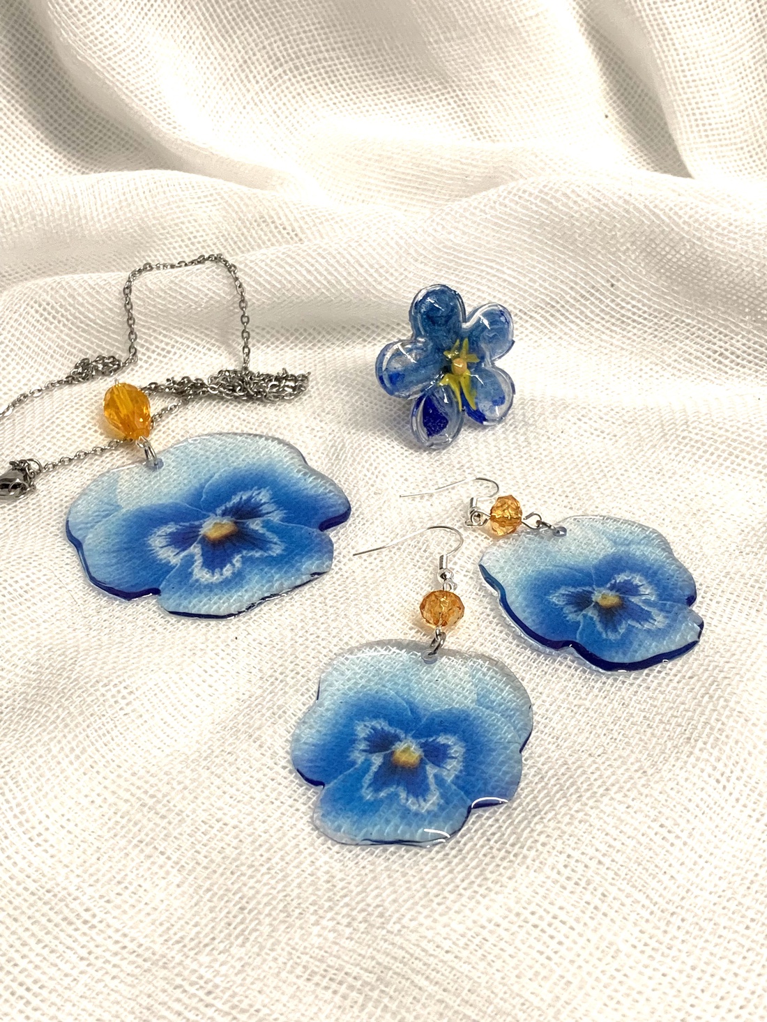 Set bijuterii handmade unicat din rășină 00521 - - Artynos.ro Set bijuterii handmade unicat din rășină 00521 - - Artynos.ro