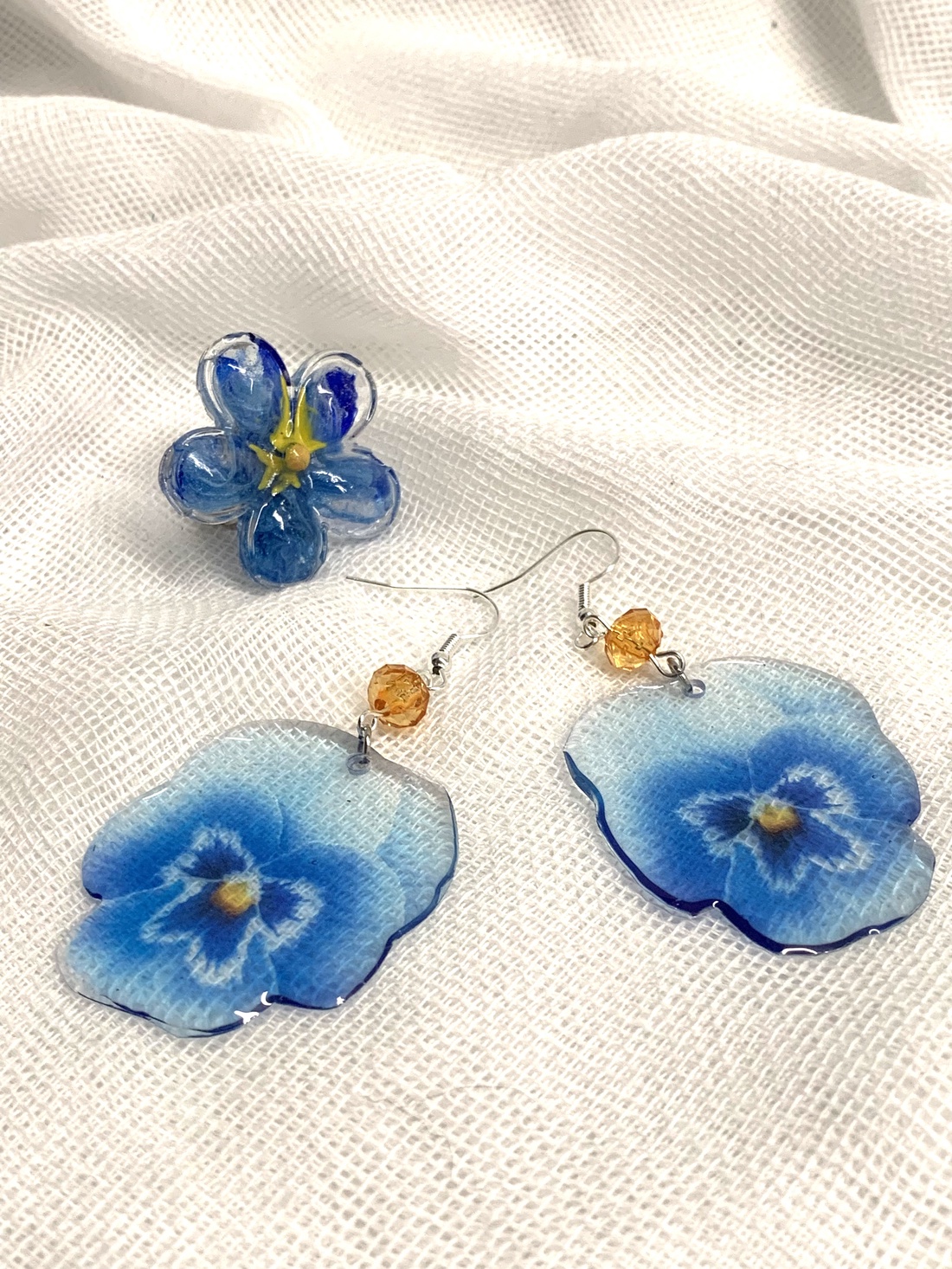 Set bijuterii handmade unicat din rășină 00521 - - Artynos.ro Set bijuterii handmade unicat din rășină 00521 - - Artynos.ro