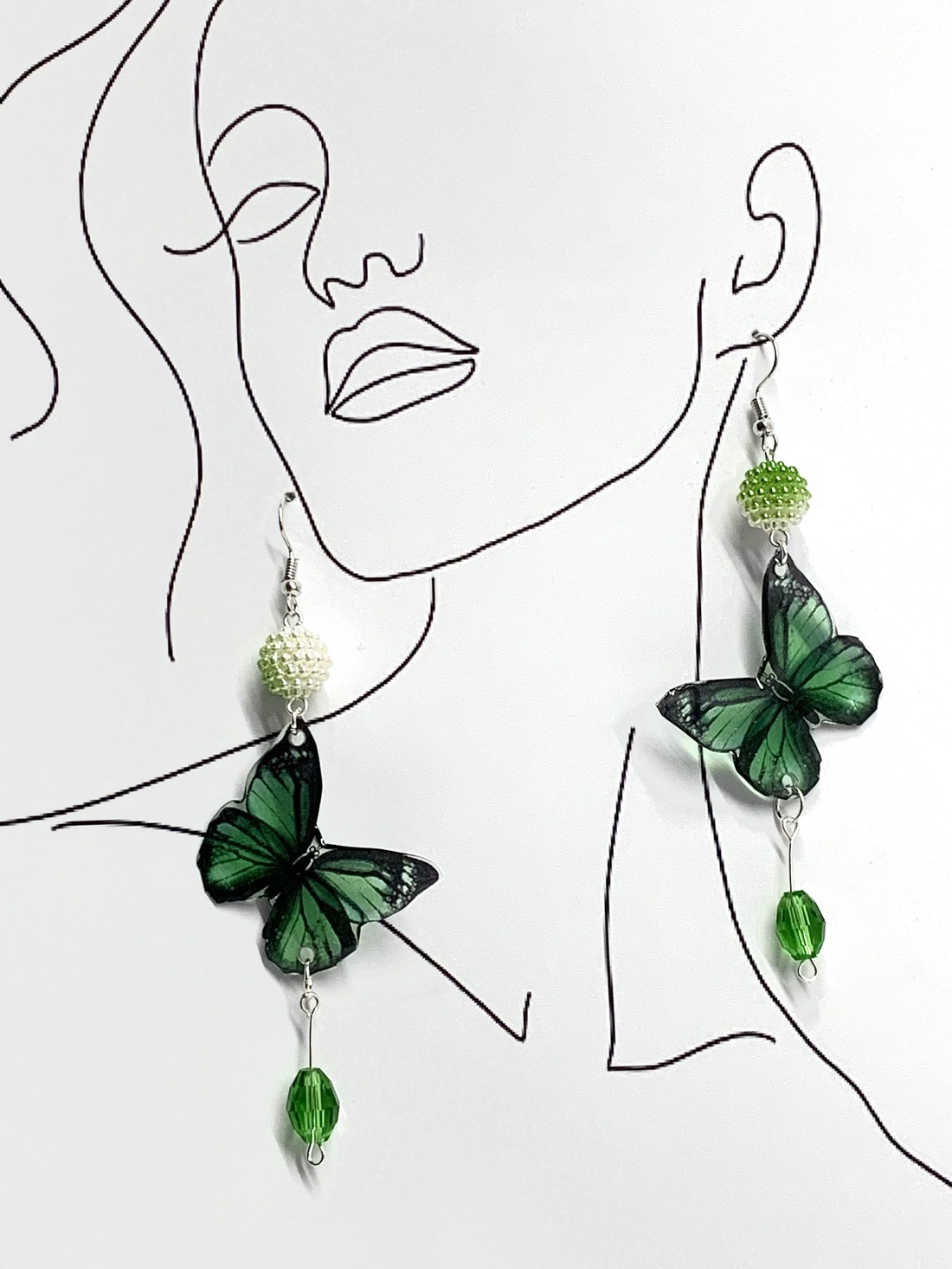  cercei handmade unicat din rasina 00572 - bijuterii - cercei - cercei drop - Artynos.ro