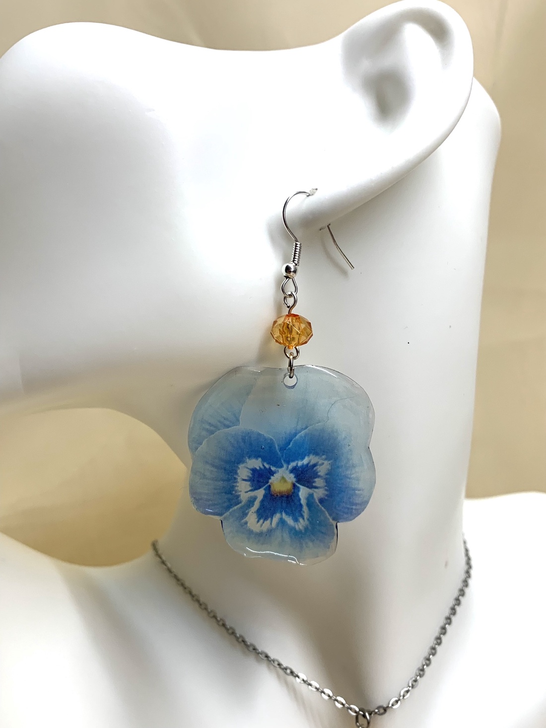 Set bijuterii handmade unicat din rășină 00521 - bijuterii - seturi de bijuterii - Artynos.ro