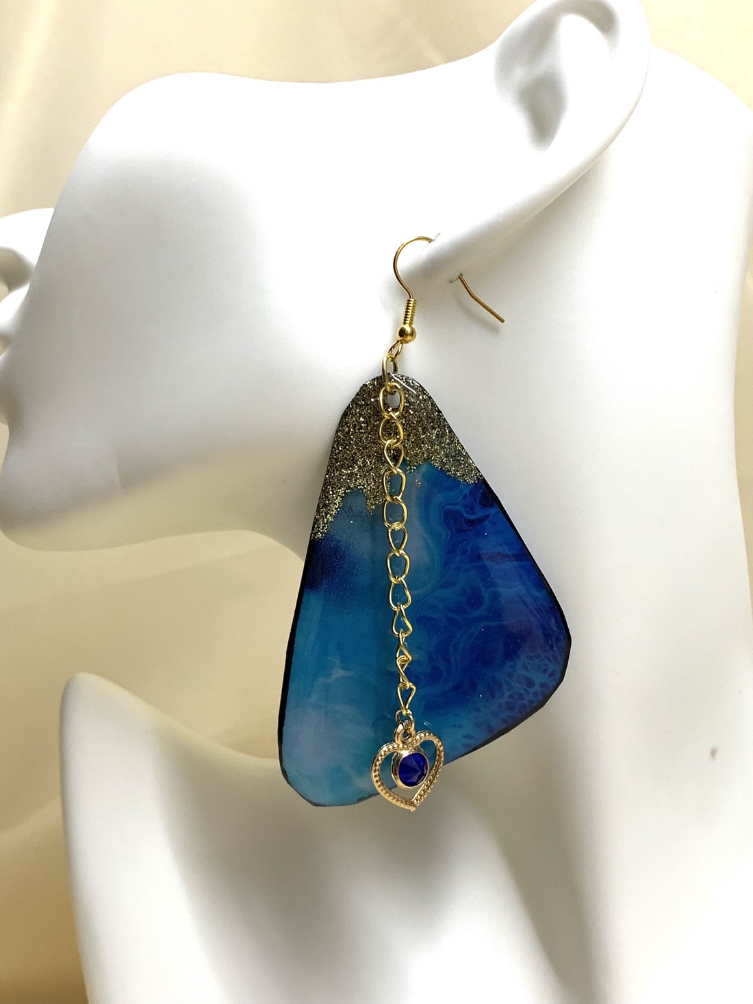 Set bijuterii pictat manual 00560 - bijuterii - seturi de bijuterii - Artynos.ro