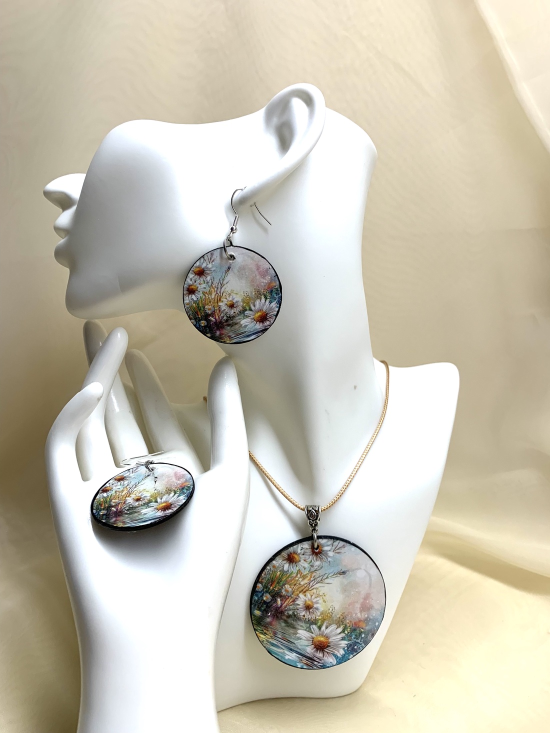 Set bijuterii handmade 00462 - bijuterii - seturi de bijuterii - Artynos.ro