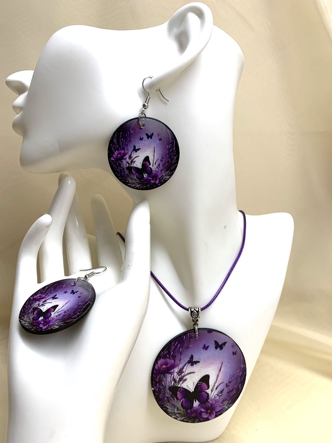 Set bijuterii handmade unicat 00902 - bijuterii - seturi de bijuterii - Artynos.ro