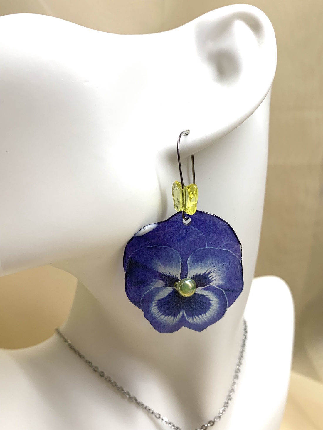 Set bijuterii handmade unicat din rasina 00925 - bijuterii - seturi de bijuterii - Artynos.ro