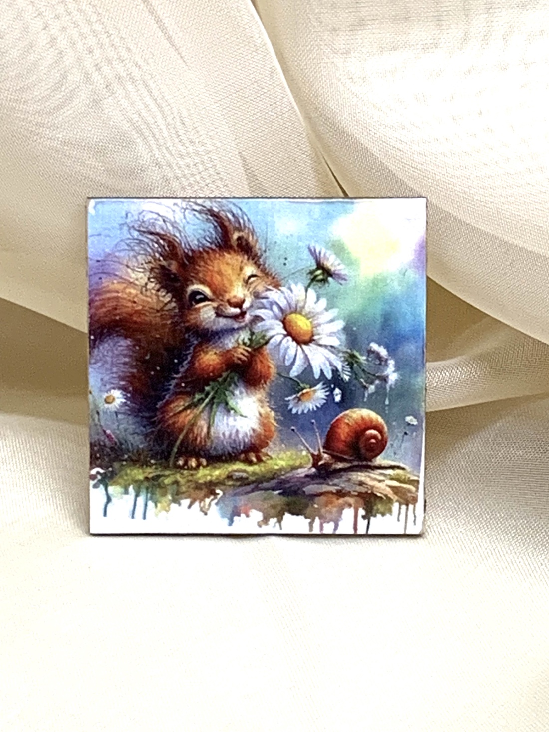 Magnet de frigider - decorat manual 01060 -  - Artynos.ro