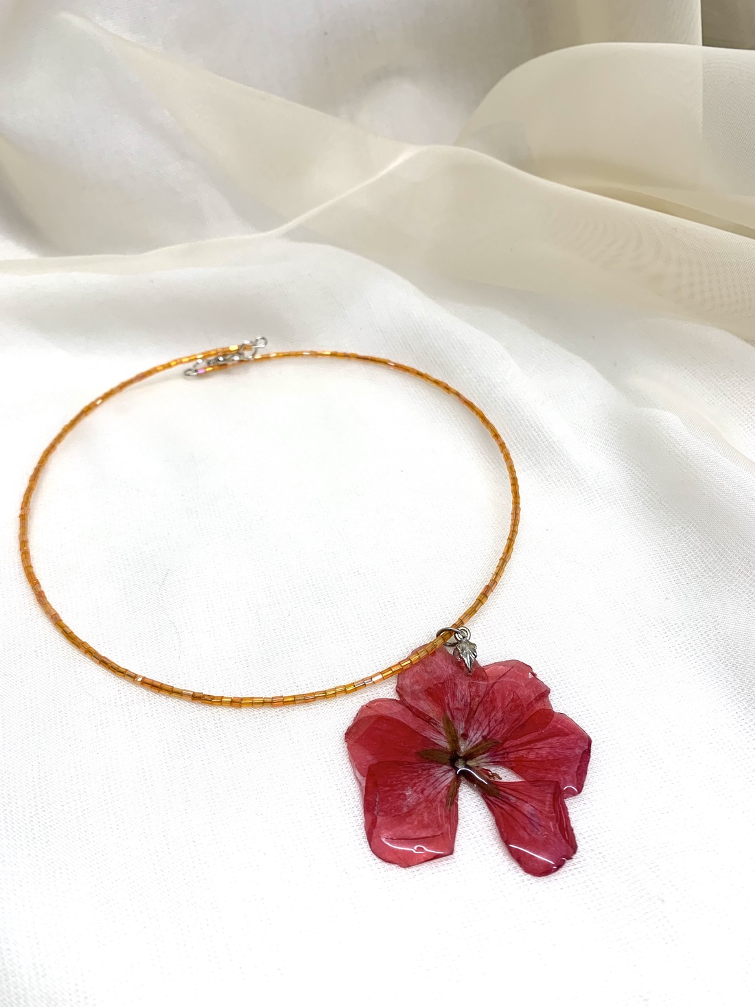 Colier cu flori naturale Muscata 01110 -  - Artynos.ro