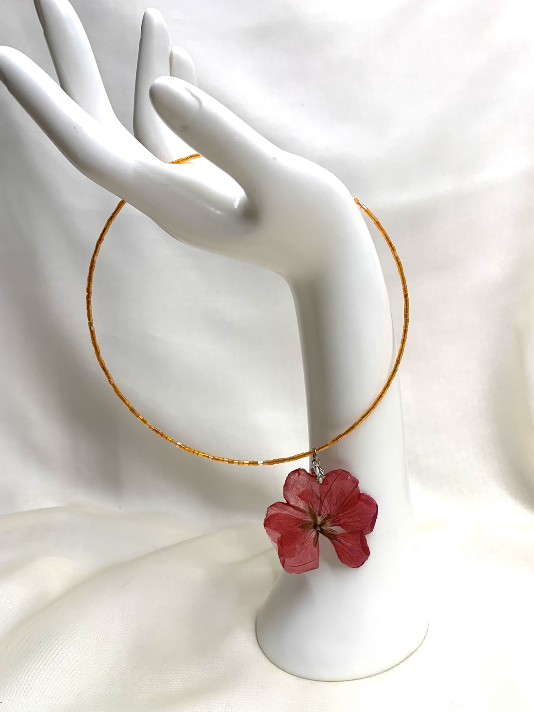 Colier cu flori naturale Muscata 01110 -  - Artynos.ro