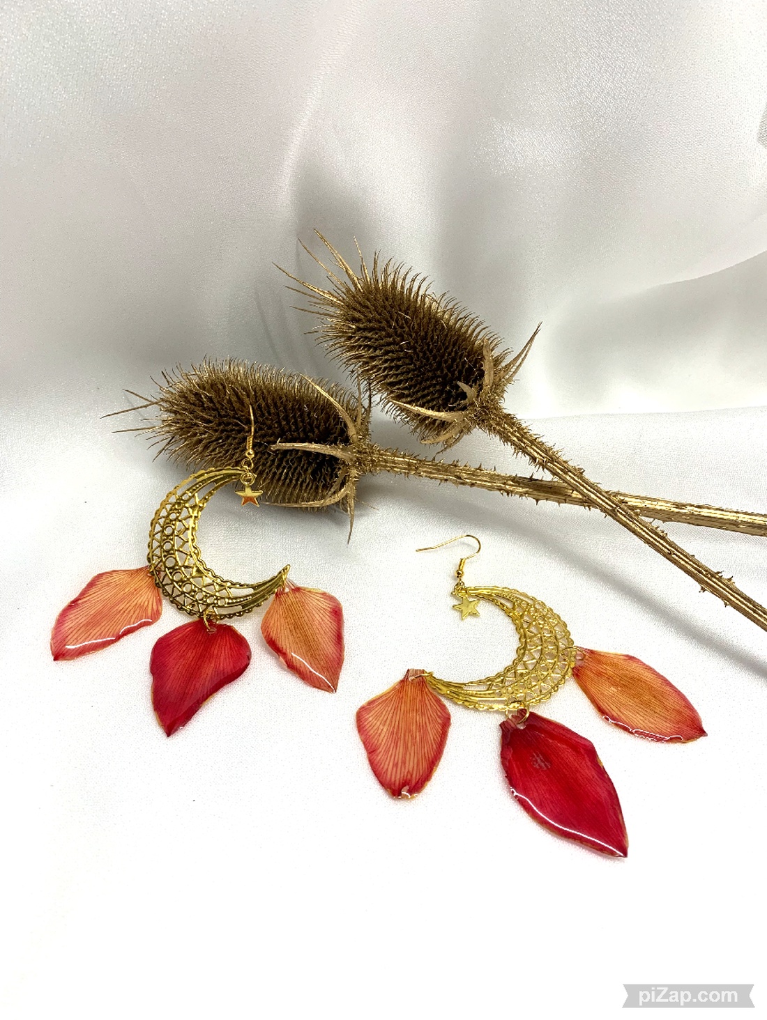 cercei cu Narcise 01194 -  - Artynos.ro