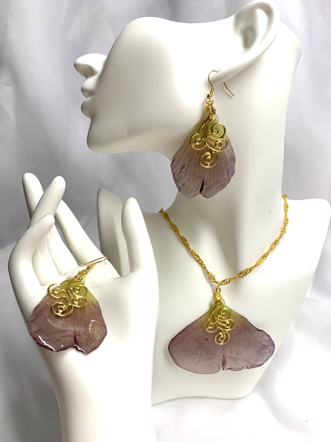 Set bijuterii cu Trandafiri 01201 -  - Artynos.ro