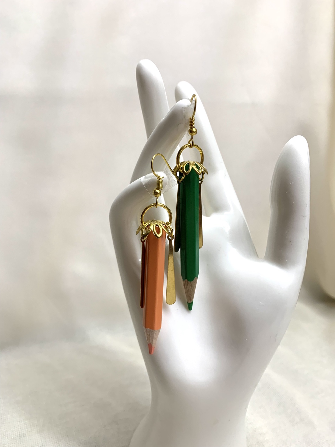 Set bijuterii creioane colorate 00528 - accesorii nuntă - bijuterii mireasă - cercei mireasă - Artynos.ro