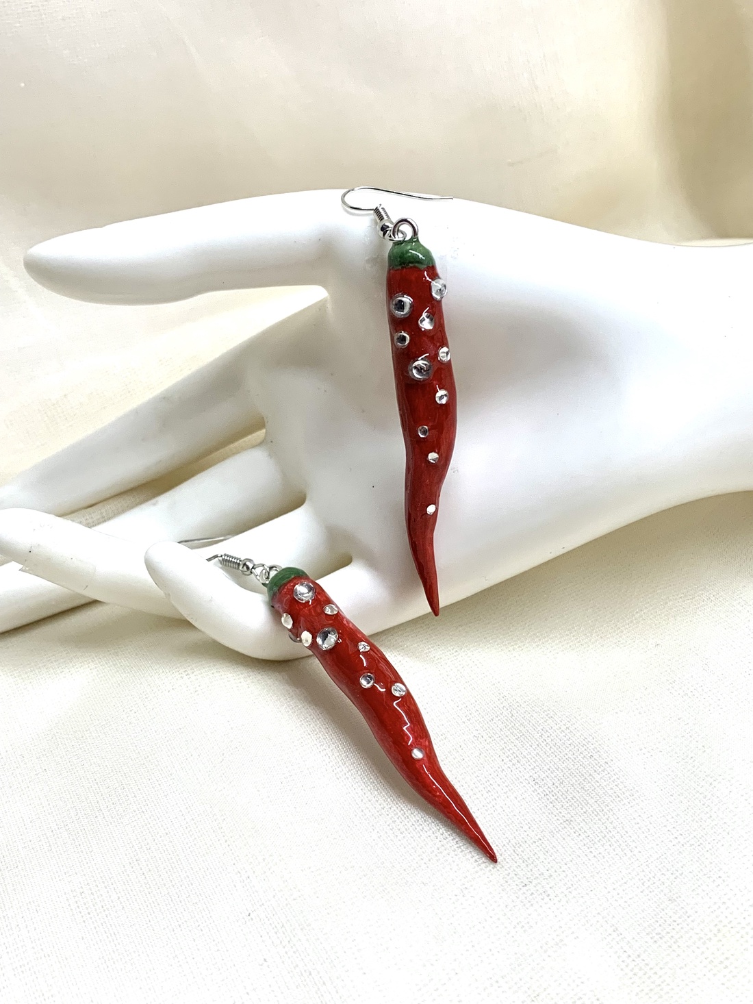 cercei pictati manual 01299 - bijuterii - cercei - cercei cu figurine - Artynos.ro