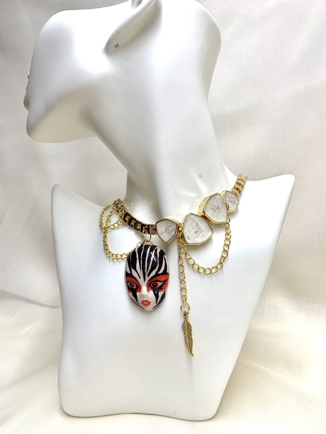  colier cu pandnativ -cadouri femei 01311 - bijuterii - coliere - coliere cu pandative - Artynos.ro