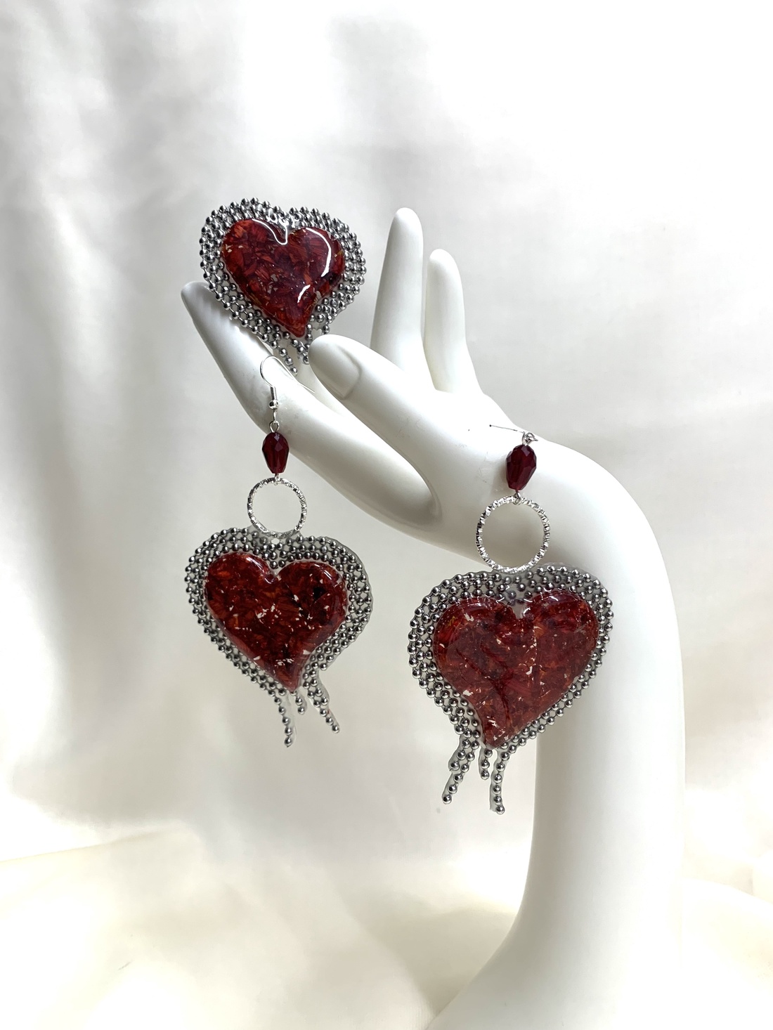 Set bijuterii cu Trandafiri 01321 - bijuterii - seturi de bijuterii - Artynos.ro