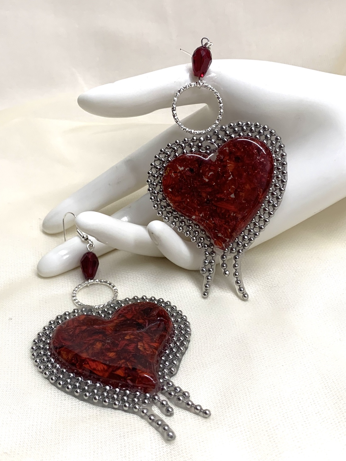 Set bijuterii cu Trandafiri 01321 - bijuterii - seturi de bijuterii - Artynos.ro