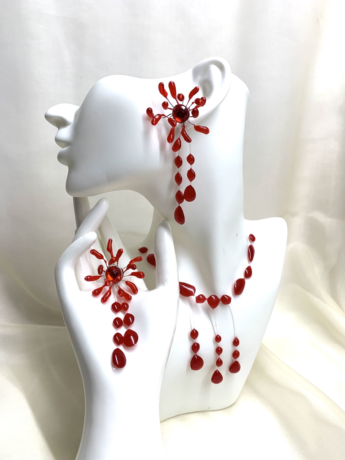  Set bijuterii ,,Rain drops,, 01336  - bijuterii - seturi de bijuterii - Artynos.ro