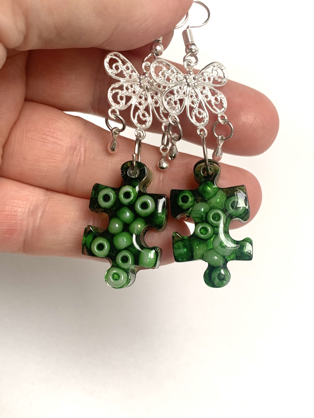   cercei -cadouri femei 01348 - bijuterii - cercei - cercei din rășină - Artynos.ro