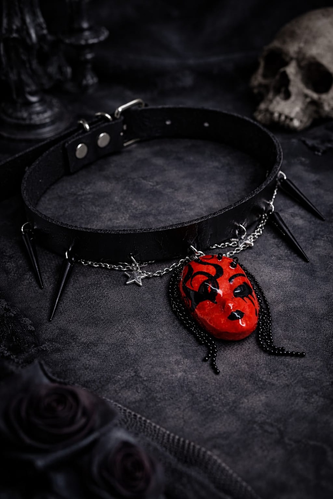 Chocker gothik-edgy 01352 - bijuterii - coliere - chockere - Artynos.ro