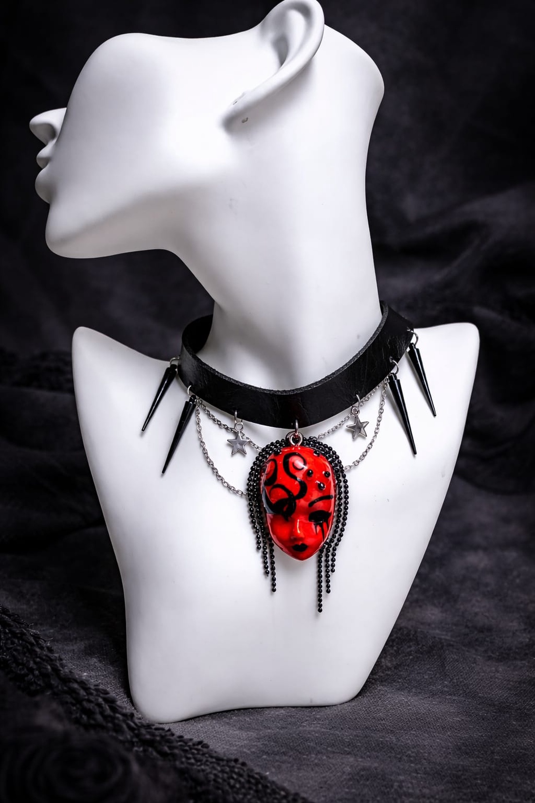 Chocker gothik-edgy 01352 - bijuterii - coliere - chockere - Artynos.ro