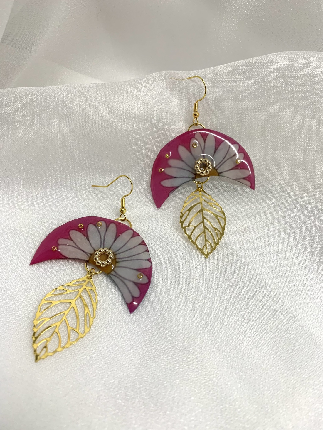   cercei-cadouri pentru femei 01353 - bijuterii - cercei - cercei din rășină - Artynos.ro